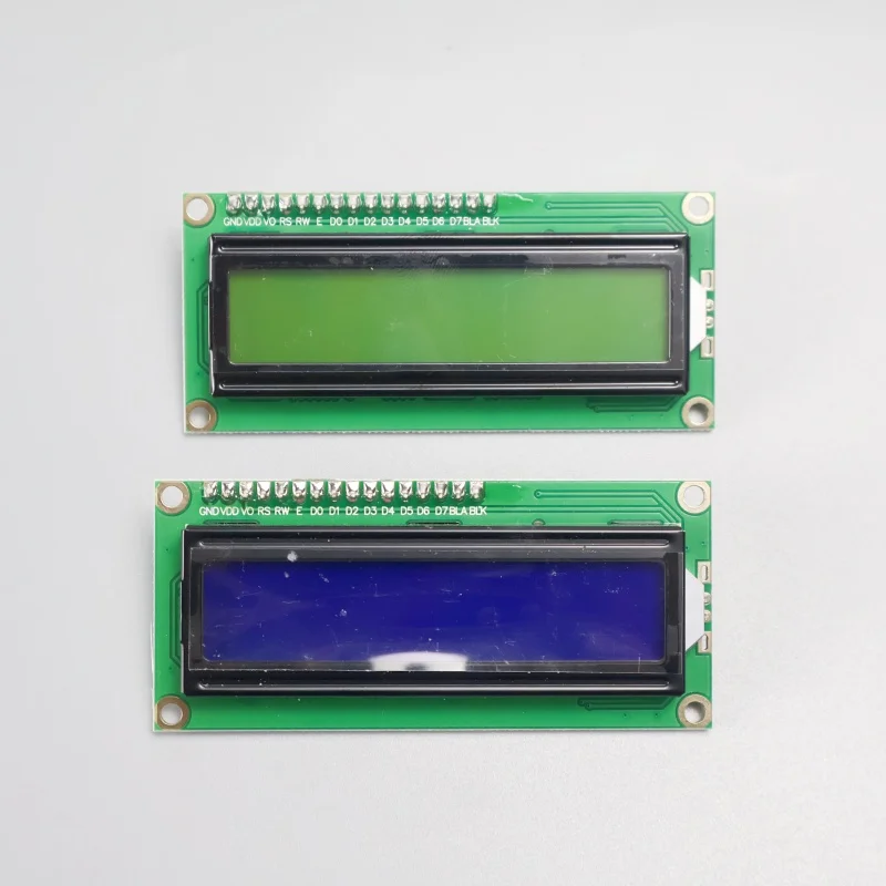 

1 шт. LCD1602 синий экран/желтый экран ЖК-дисплей 5 В паяный контактный разъем IIC/I2C модуль 1602A модуль