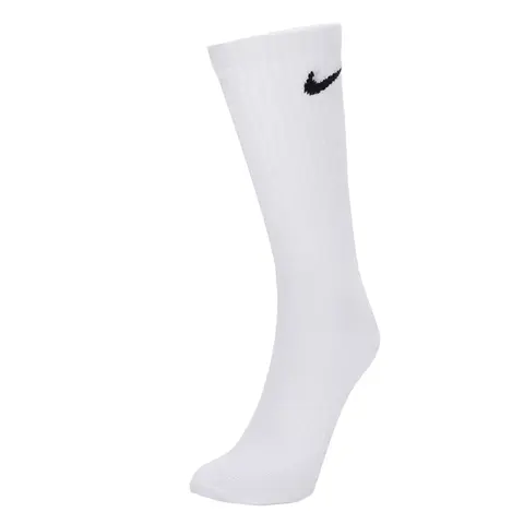 Nike Men's and Women's Socks Dri-Fit Quick-Drying Sports Socks Mid-Calf Length Breathable Training Socks (3 Pairs) Sx7676-100