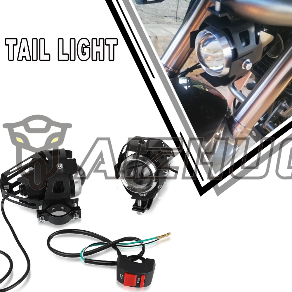 Head Lamp LED Universal Headlight Auxiliary Lamp For YAMAHA Tenere 7 GT T7 FZ16 YBR250 XP530 FZS150 TMAX500 300 FZ150I Spot