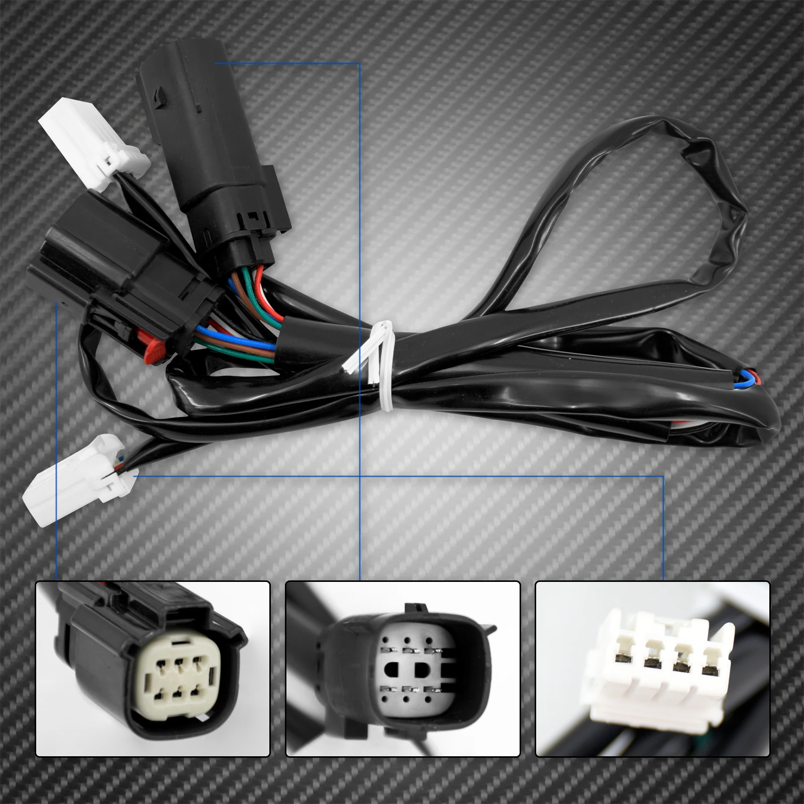 Luces LED para guardabarros trasero de motocicleta, lámpara de relleno lateral de señal de giro de freno para Harley Touring Road King Electra Glide