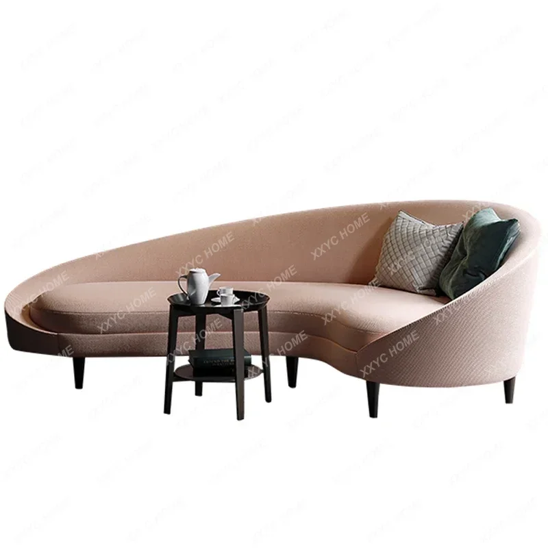 R Pink Modern Living Room Sofas Lazy Design Floor Couch  Lounge Sectional Bedroom Muebles Hogar Living Room Furnitures