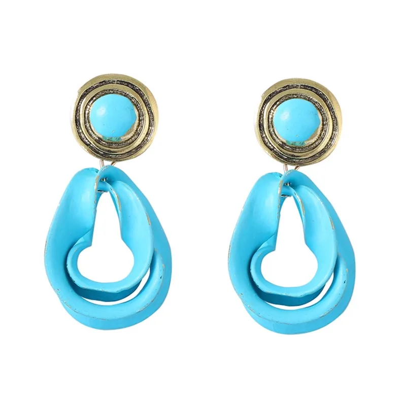 

Sexy exaggerated fashion trend natural temperament earrings versatile commuting shopping accessories earrings