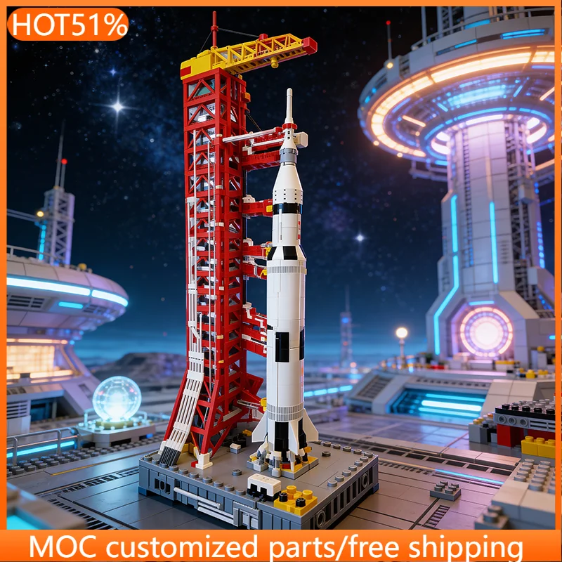 

Набор для сборки городской ракетной пусковой установки (10214 деталей), модульный конструктор MOC, простая технология DIY, игрушка для мальчиков, подарок на день рождения