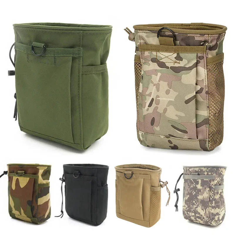 

Tactical Molle Dump Pouch Drawstring Utility Tool Bag Waist Fanny Pack Mobile Phone Pouch Outdoor Hunting Ammo Pouch