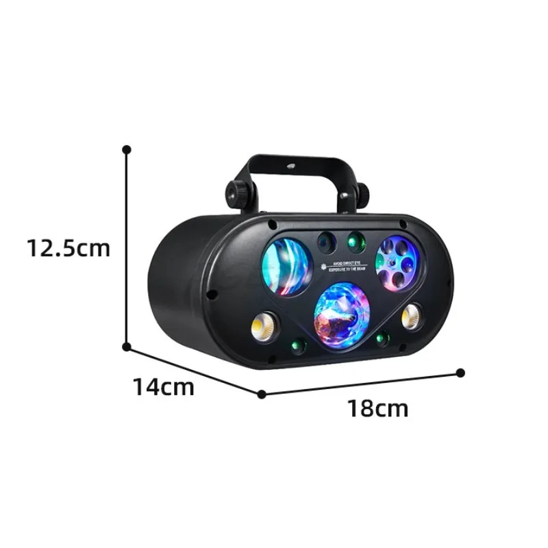 

Освещение Домашний бар КТВ Лазерный стробоскоп Атмосфера Свет Мульти в одном эффекте Лампа Узор Туманность Сцена