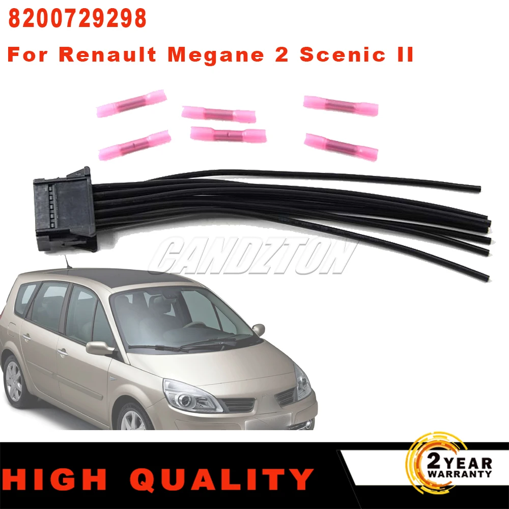 

New 10 Pin 12V Car Heater Blower Resistor Wiring Loom Harness Connector 8200729298 For Renault Clio Megane 2 Scenic II Grandtour