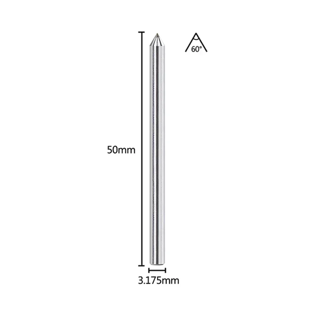CNC Milling Diamond Point Cutter 3 175mm Perfectly Suitable for High Precision Work on Stone Brass Aluminum and Ceramic