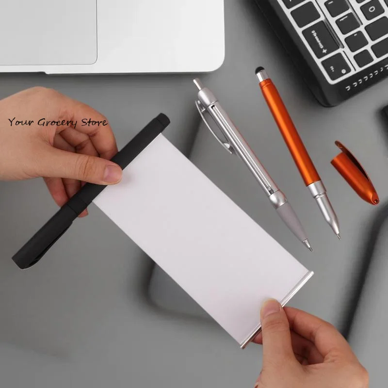 Exams and Notes Tool: A Writable Pen with Secret Pull-Out Paper