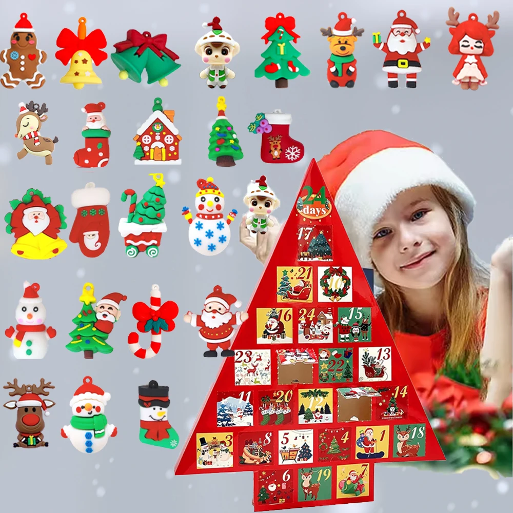 

Advent Calendar 2025,24 Days Christmas Holiday Countdown Advent Calendars for Xmas Party Favor, Christmas Goodies for Girls Boy