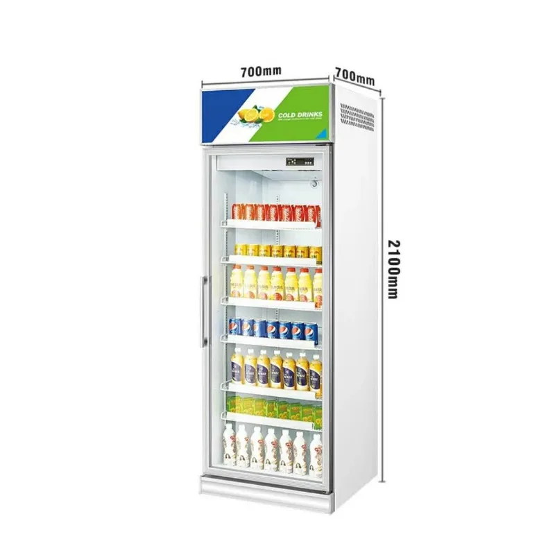 

Commercial Display Refrigerator showcase Refrigerator Triple Glass Door Drink Display Beverage Fridge for Convenience Store