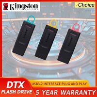 Kingston DataTraveler Exodia DTX USB Flash Drives 64GB 128GB 256GB USB 3.2 Pendrive High Speed Flash Disk Mini Key Memory Stick