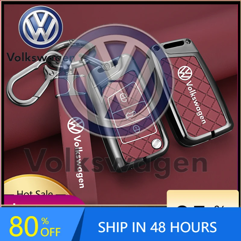 

Car Sticker 2026 Hot Styling Mouldings For VOLKSWAGEN VW Car Flip Key Case Cover Shell For VW Volkswagen Golf 7 MK7 Tiguan MK2 F