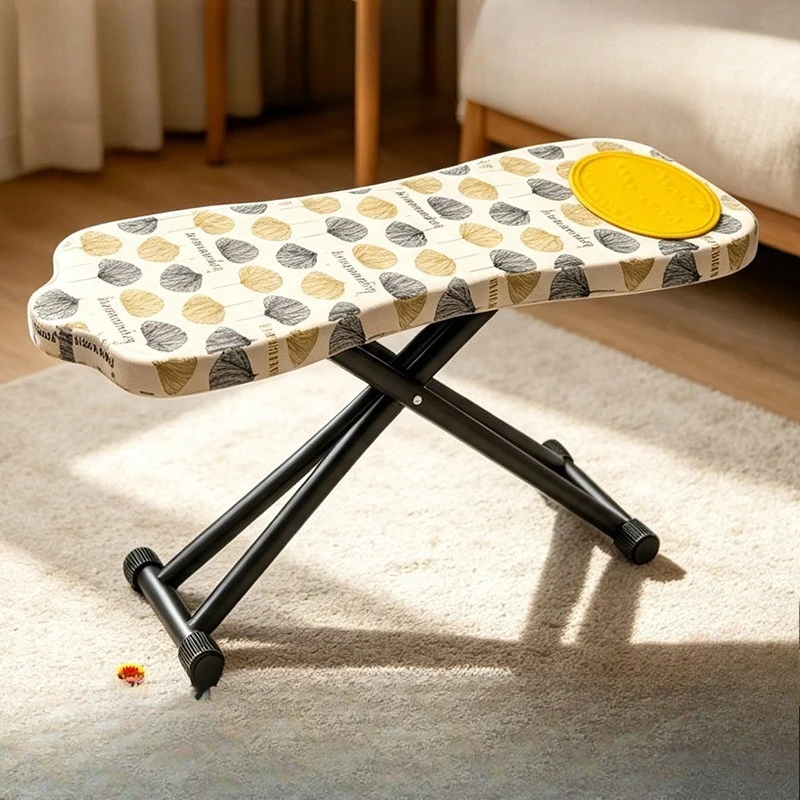 Household Solid Wood Heat Insulation Ironing Board, Foldable Lengthened Widened Vertical Reinforced Ironing Table