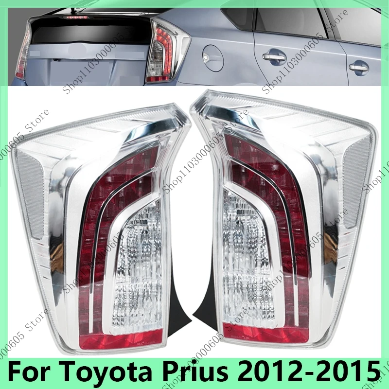 Car Rear Tail Light For Toyota Prius 2012-2015 Brake Fog Lamp Accessories Car Warning Running Light Turn Signal Reverse Lamp