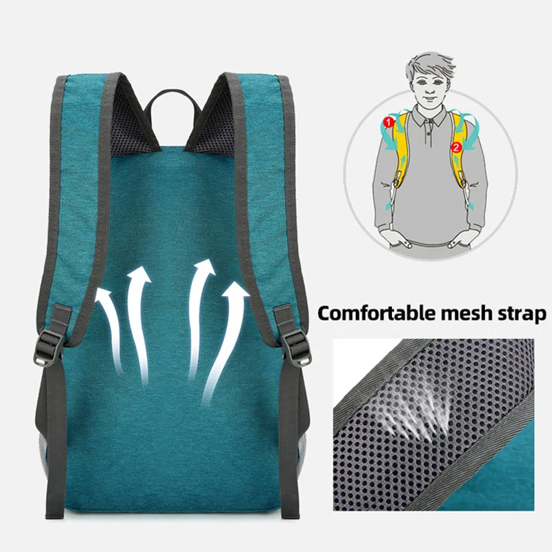 Foldable Camping Backpack Travel Bag For Men Women Portable Ultralight Outdoor Sports Hiking Climbing Daypack Trekking Bag Pack