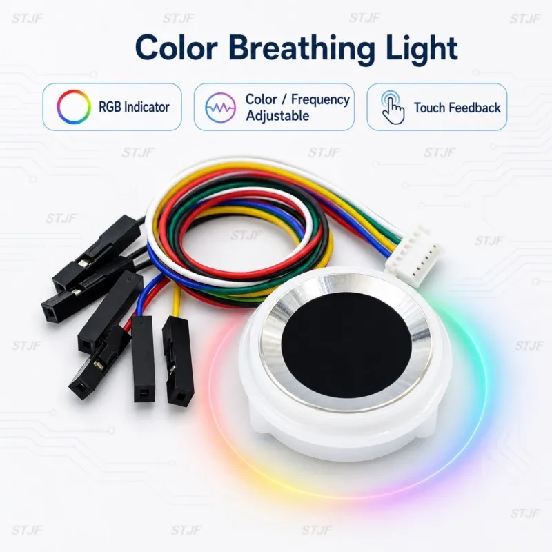 SFM-V1.7 Semiconductor Integrated Touch Capacitive Acquisition And Identification Fingerprint Sensor Module UART Communication