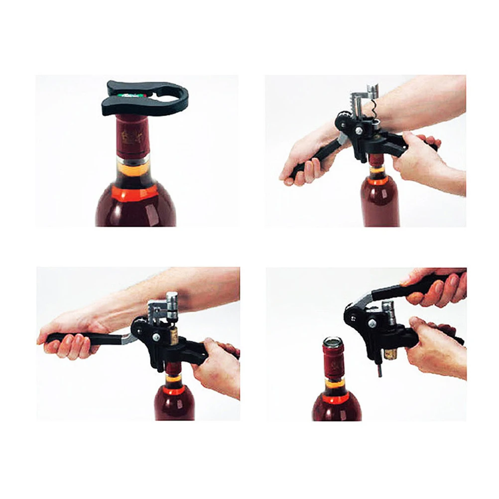 

Ear Corkscrew Bottle Opener Strong Compact Efficient Opening Tool For Wine Lovers Kitchen Barware