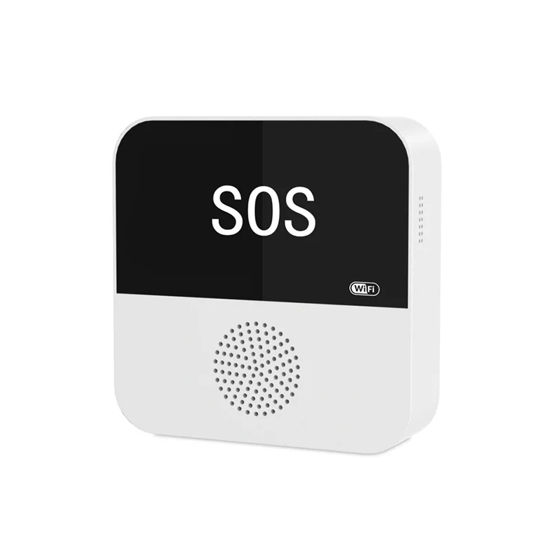 ABSQ-Tuya スマート Wifi SOS コールボタン 高齢者用緊急警報システム 介護者ポケットベル付き – 高齢者患者向けに設計