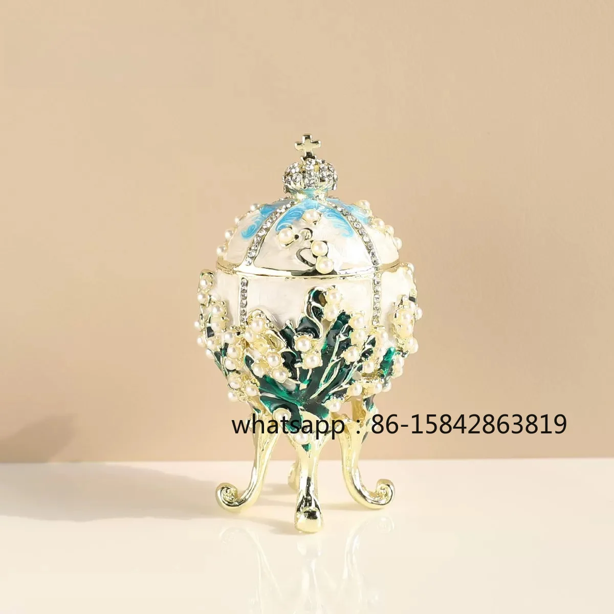 Dragon Fruit, Russian Egg, Enamel Jewelry Box, Small Ornaments, Exquisite Storage.