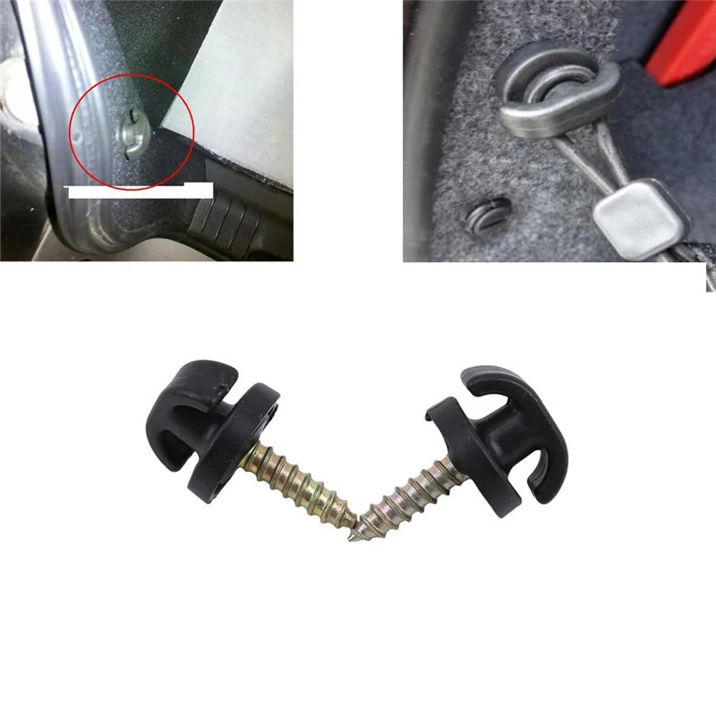 Holder Trunk Organizers Auto Parts 4pcs Universal Car Rear Trunk Envelope Cargo Net Tie Down Hook Ring Loop Hanging Mounts