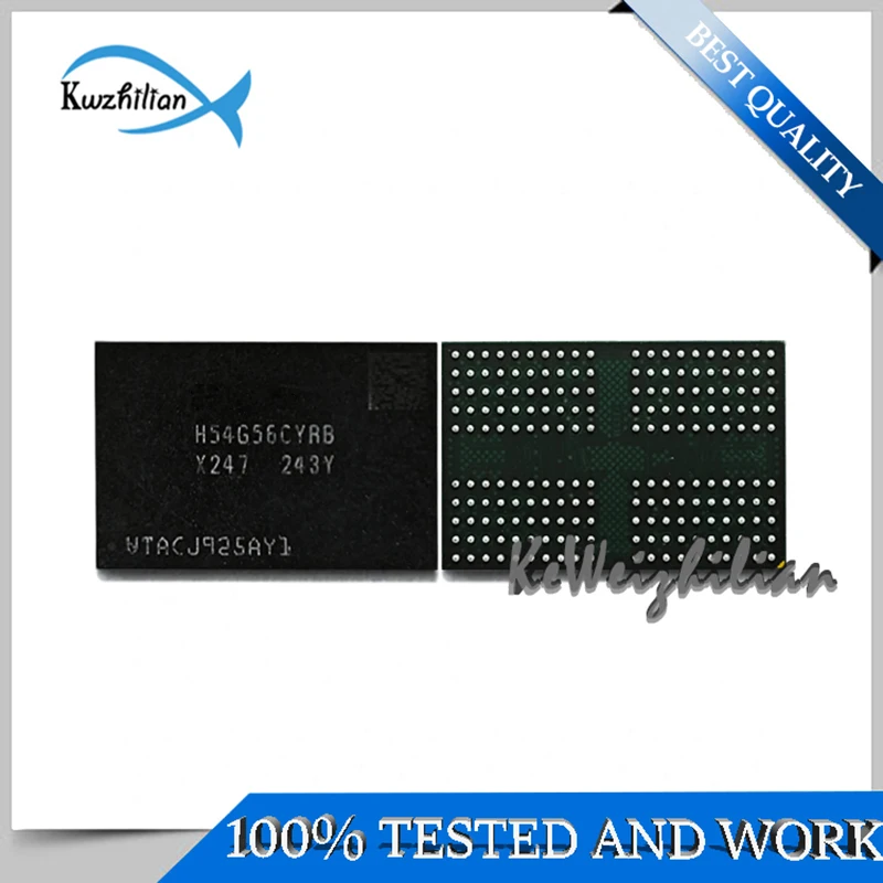 H54G56CYRB-X247 4GB 200FBGA LPDDR4 DRAM Tablet notebook 4 geração Memória de execução Testada 100% Uma nova vida útil 0-10 IC