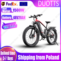 F26 E-bike 1500W Dual Motor 48V20AH Lithium Battery Aluminum Alloy Electric Bicycle 26*4.0-inch Fat Tire Mountain Electric Bike