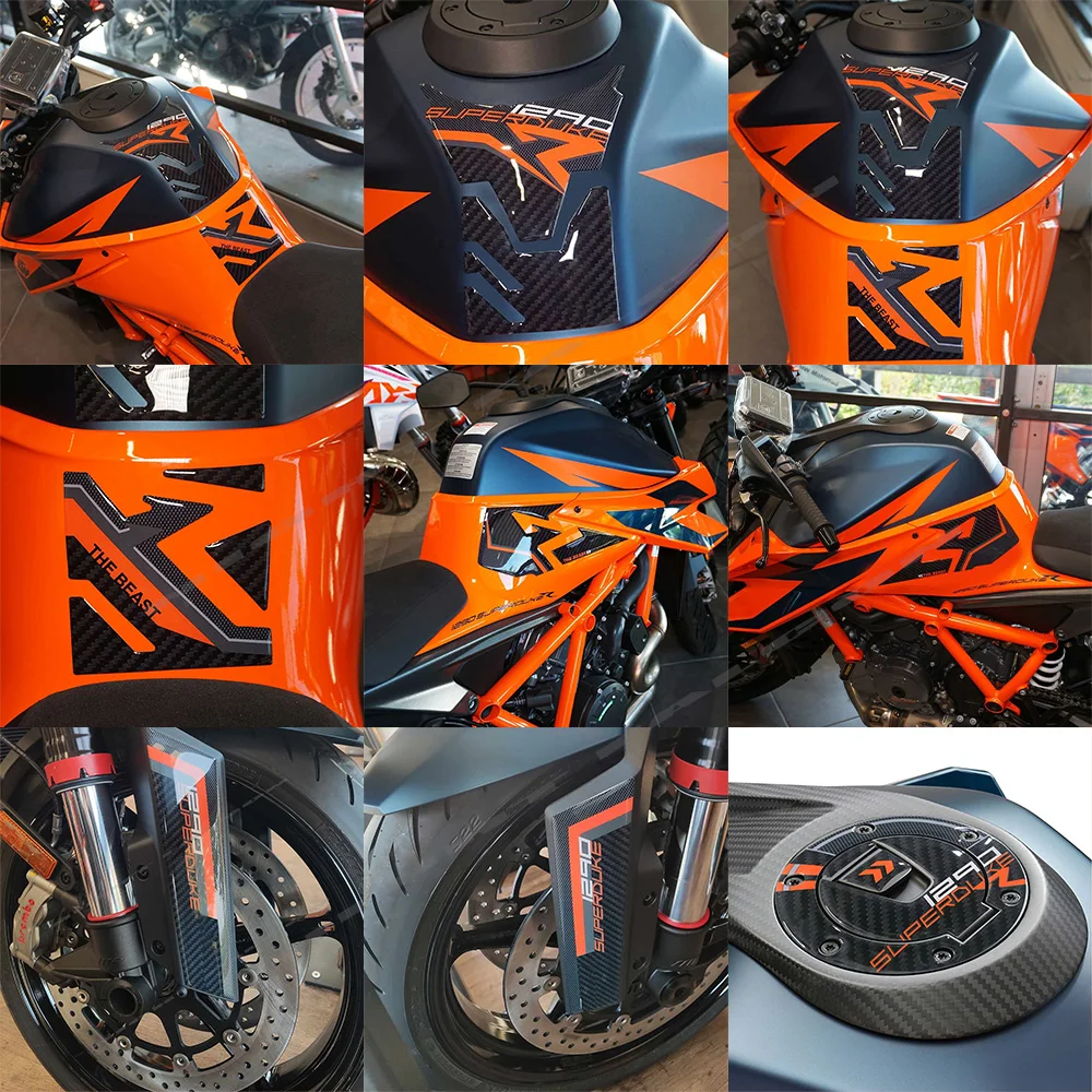 3D Epoxy Resin Protective Sticker Kit for 1290 Super Duke R 2021-