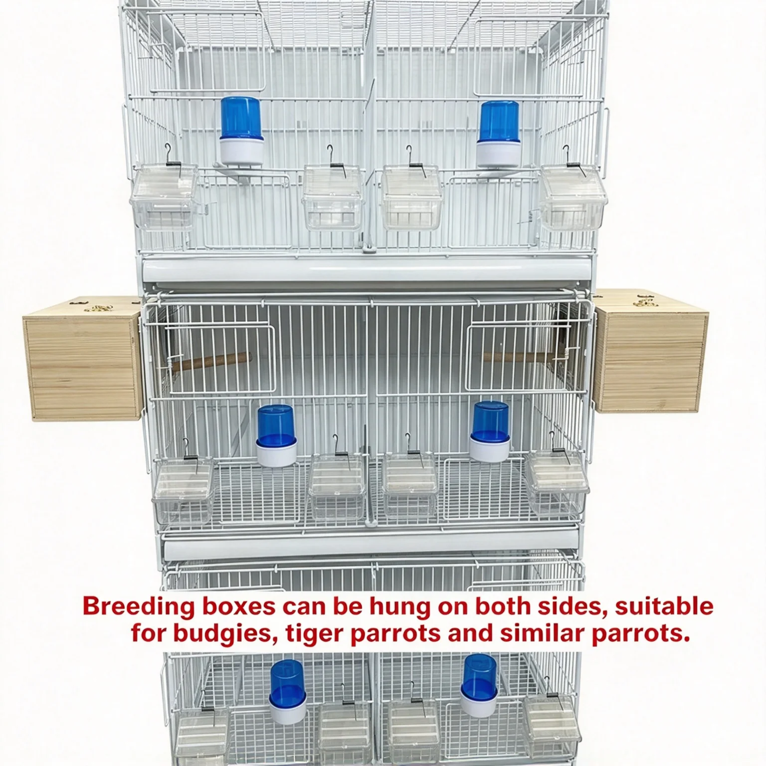 Stackable Large Metal Breeding Housing, Raising Enclosure for Pets