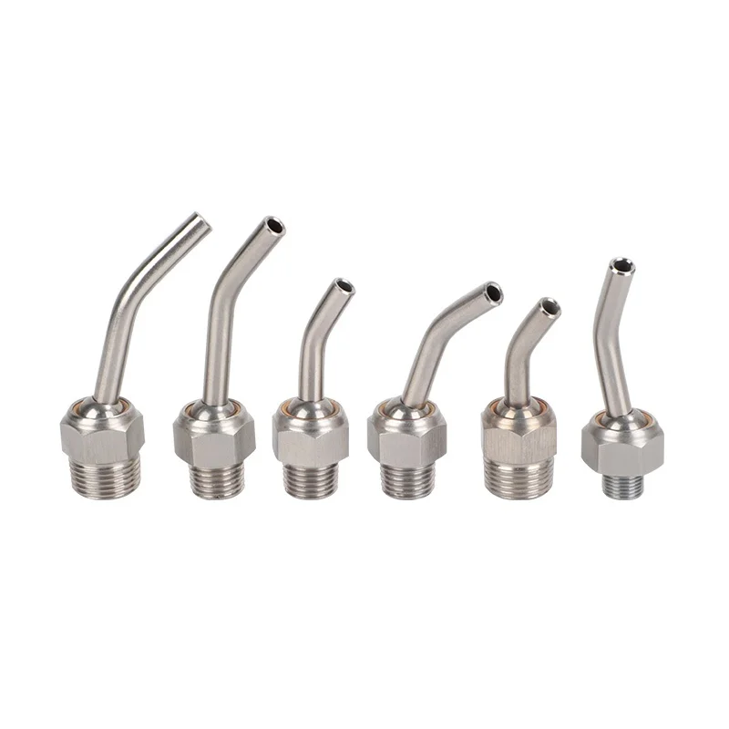 Stainless steel bent tube spindle CNC machine tool tool high pressure cooling universal nozzle