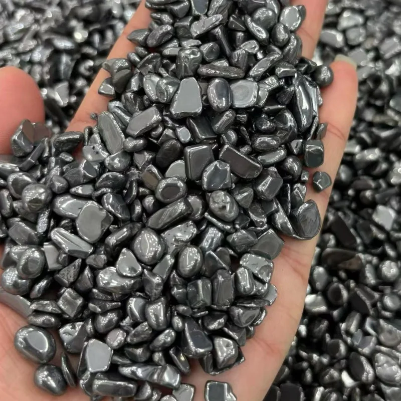 100gTerahertz Stone Crystals Stone Chip Gravel Crystal Mineral Healing Quartz Reiki Chakra Home Decoration Decorative DIY Crafts