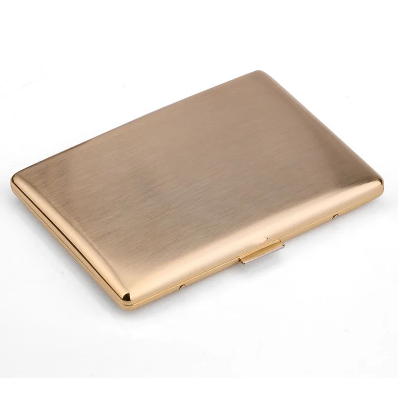 

High-End Portable Ultra-Thin Metal Cigarette Box Pearl tian Mingzhu 00mm 9 Pieces Copper Material Other Home Decorations
