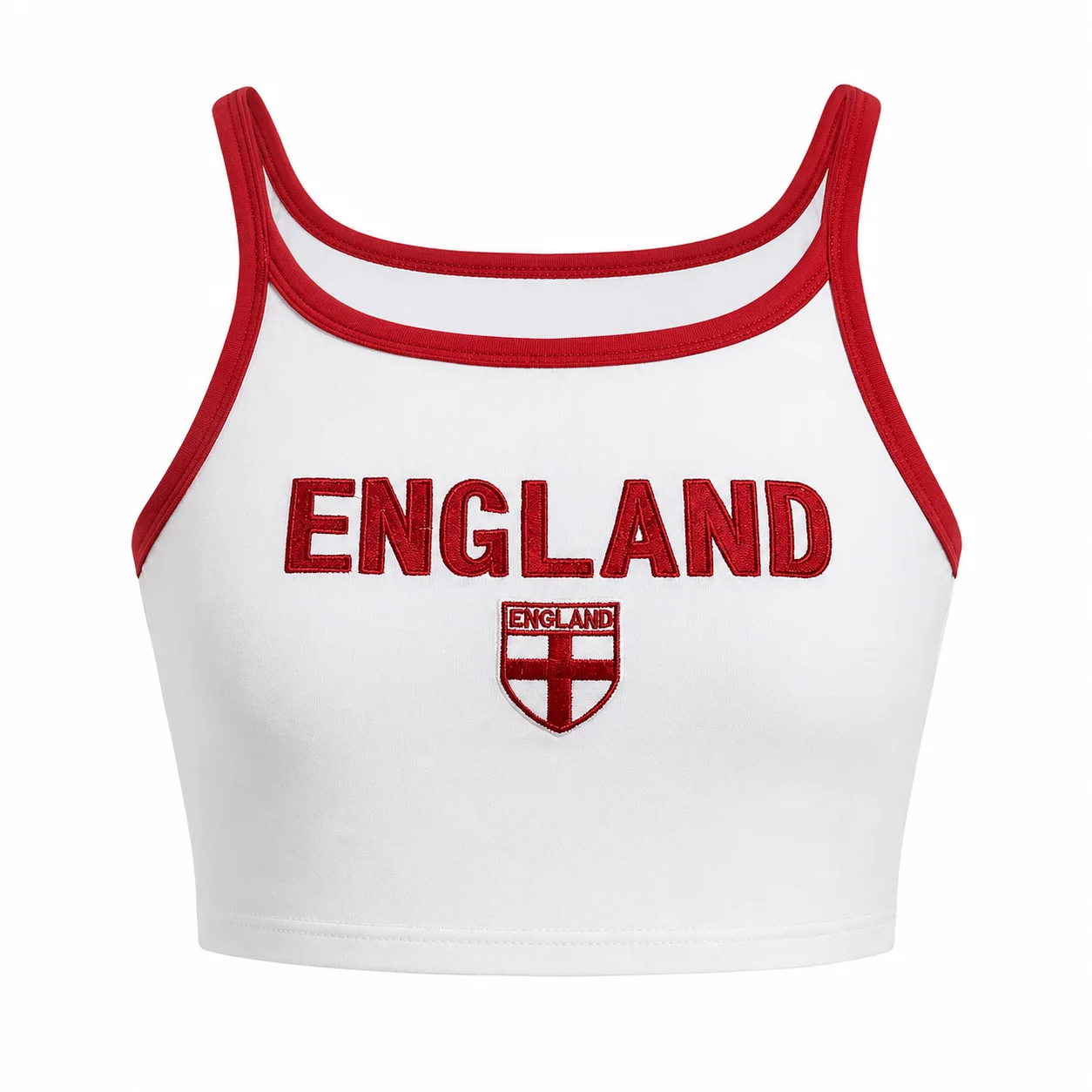 England White Sleeveless Vest 2026 Summer New Crop Tops Slim Beach Style Sexy Tank Tops Y2K U Neck Casual Hip Hop Tees Camisole
