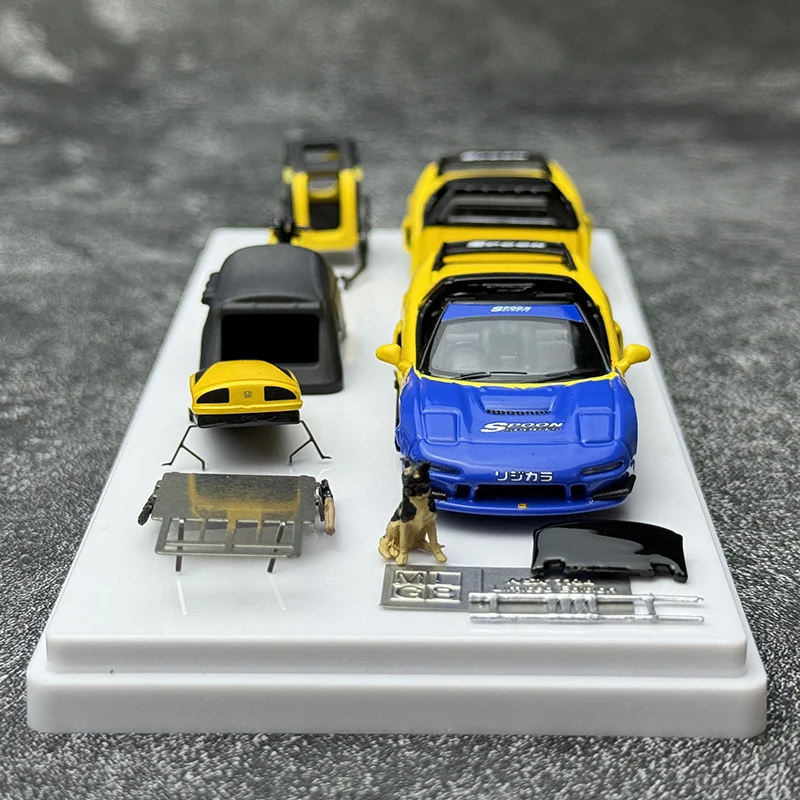 Nsx Spot revestido Alloy Car Model, 1:64