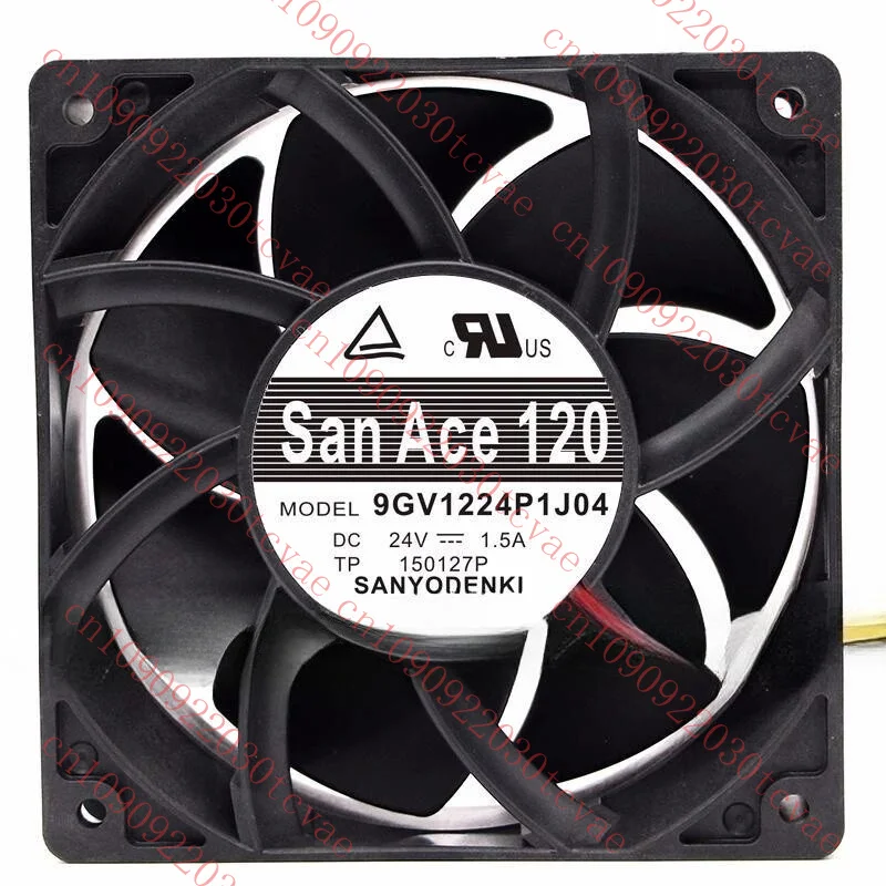 

New 9GV1224P1J04 DC 24V 1.5A 120*120*38mm 4pin Server Square Fan