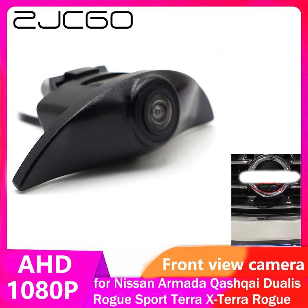 

ZJCGO AHD CVBS 1080P 170° Car LOGO Parking Front View Camera for Nissan Armada Qashqai Dualis Rogue Sport Terra X-Terra Rogue