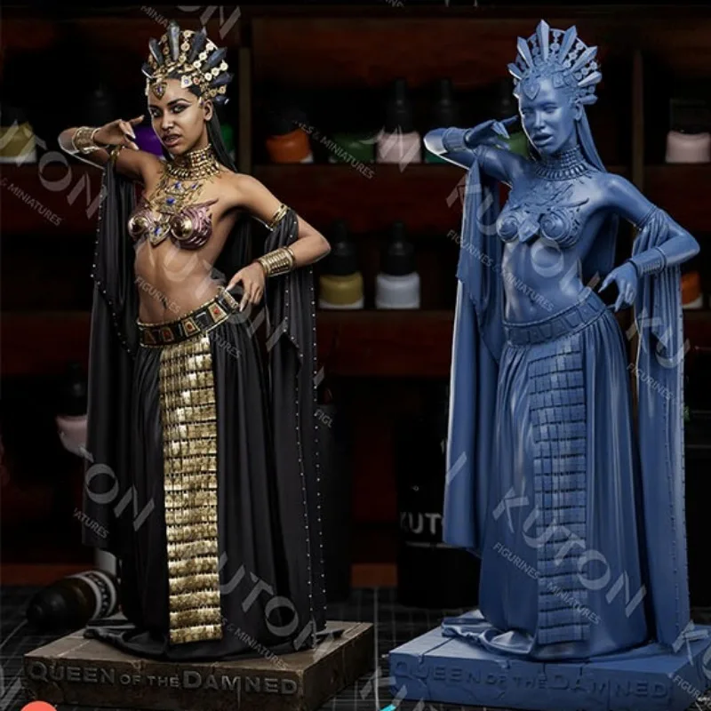 1/24 Bilancia Figura In Resina Modello Kit Fantasia In Miniatura Vampiro Regina Akasha Diorama Giocattolo Smontato e Non Verniciato Spedizione Gratuita