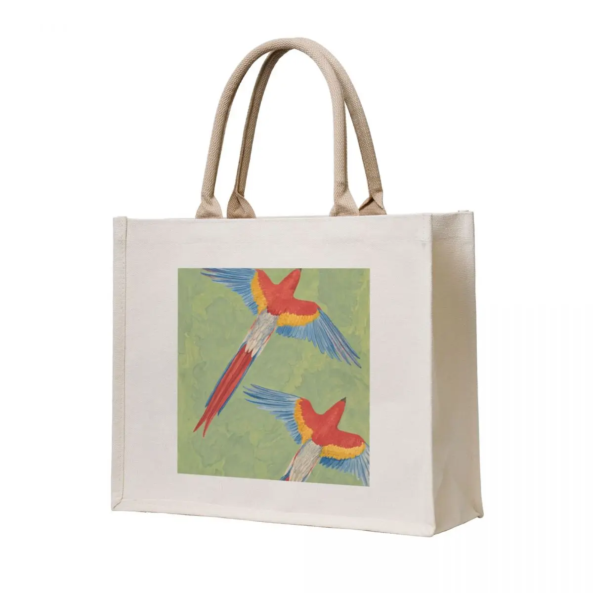 

Macaws Tote Bag Canvas bag woman shopping bag tote men for beach