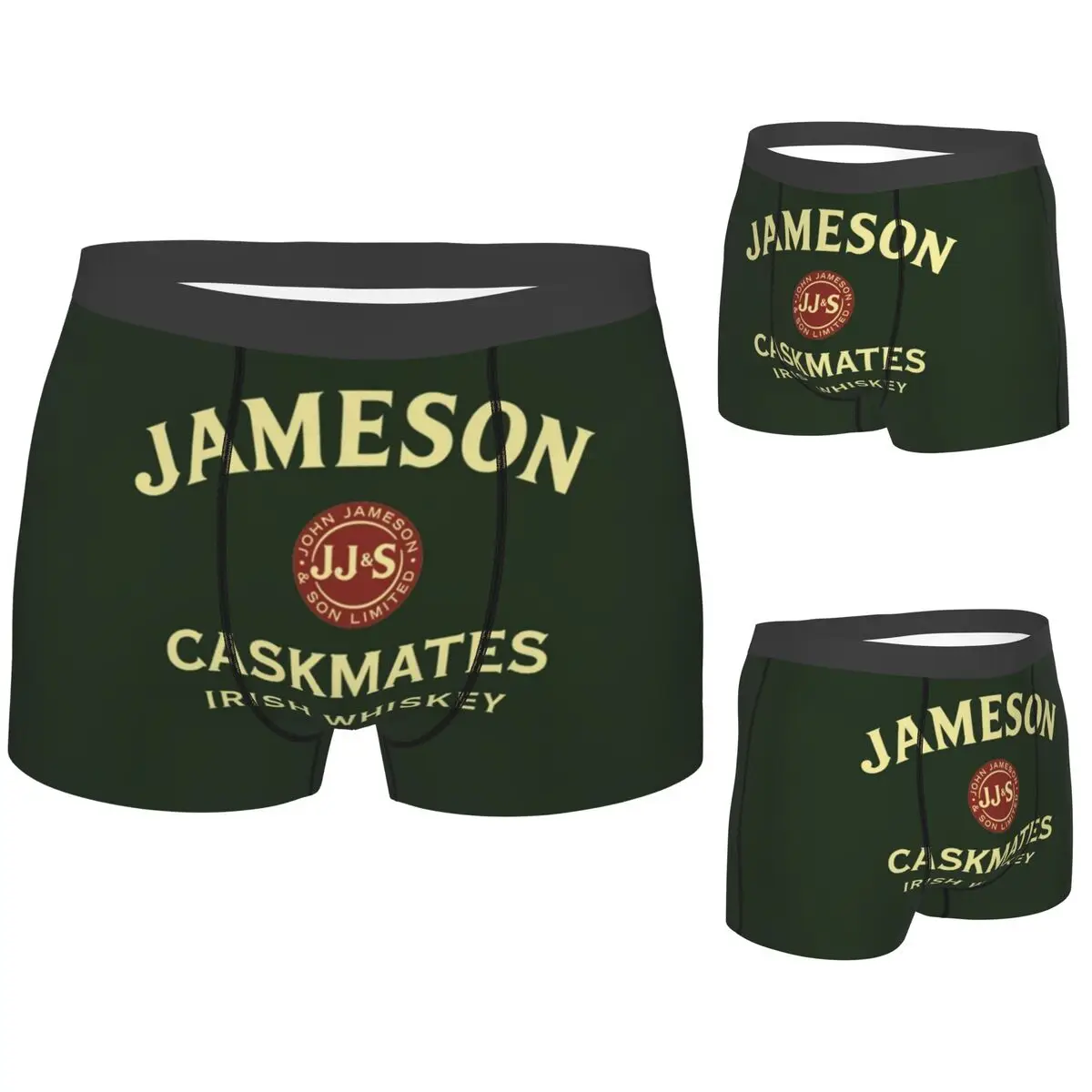 

Трусы-боксеры, шорты, редкие трусики Cask-The Jameson, мужское мягкое нижнее белье для мужчин, подарки бойфренду