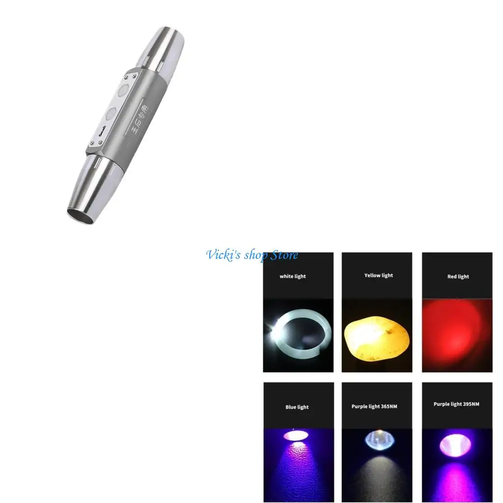 

Компактный нефритовый оценочный фонарик, ювелирный светильник, нефритовый идентификатор, нефритовый фонарик, идентификационный