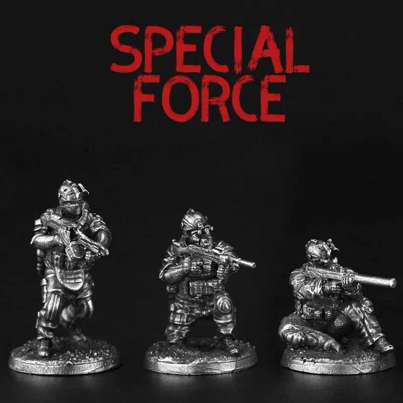 Moderne spezielle Art Soldat Actionfiguren Metall Kupfernickel Ornament Zubehör Spielzeug mikroskopische Schnitzereien Handwerk Geburtstagsgeschenk