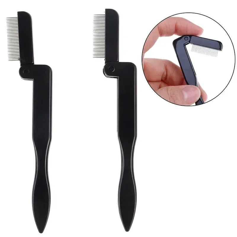 Recourbe-cils en métal pliable, 1 pièce, accessoire de beauté, maquillage, séparateur de cils, brosse, peigne, mascara, boucle, outil cosmétique