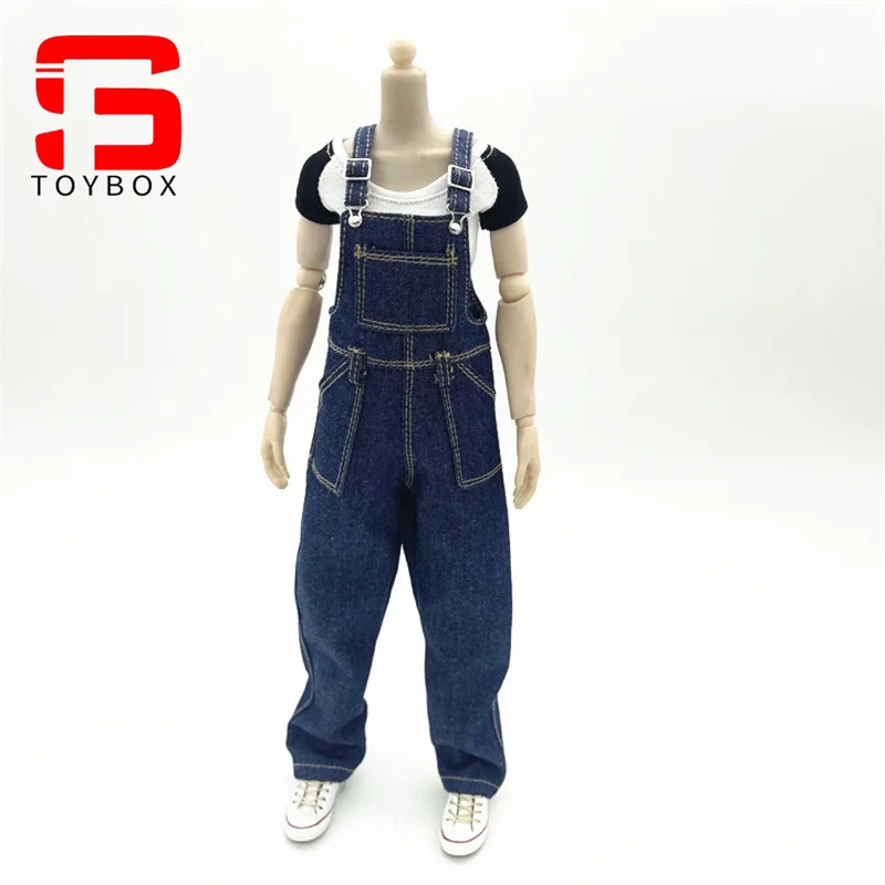 Weibliches Kurzarm-Overall-Kleidungsmodell im Maßstab 1:6, passend für 12-Zoll-Soldat-Actionfiguren-Körperpuppen