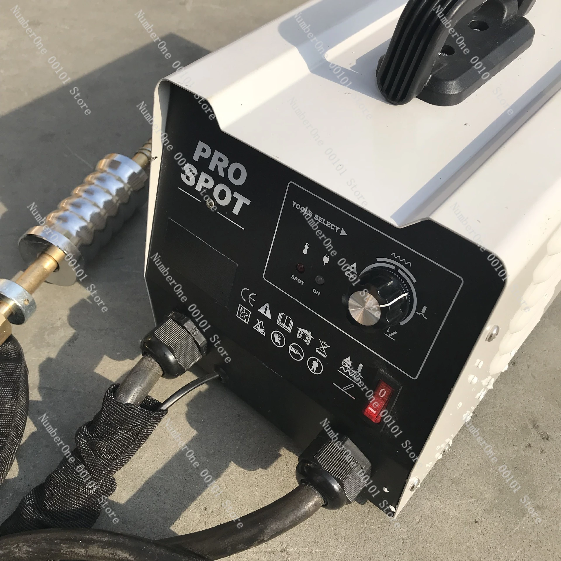Automotive sheet metal repair and reshaping machine - dent puller, body repair spot welder, portable reshaping tool for cars