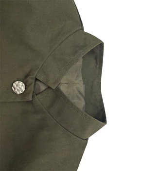UOOZEE Women's Military Style Jackets Army Green Stand Collar Gold Button Slim Fit Multi-Pocket Casual Office Blazer Outerwears 6 UOOZEE Women's Military Style Jackets Army Green Stand Collar Gold Button Slim Fit Multi-Pocket Casual Office Blazer Outerwears 6