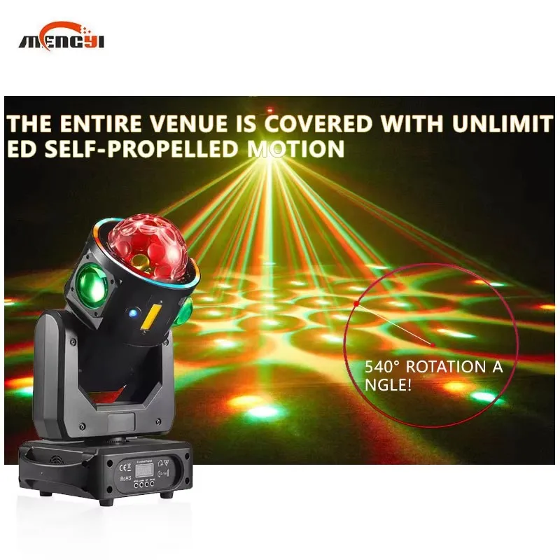 مصغرة بأسعار معقولة جديدة 36 واط Rgbw 2 الأسلحة النحل العين العنكبوت تتحرك رئيس الأحمر الأخضر الليزر ستروب مع جهاز التحكم عن بعد