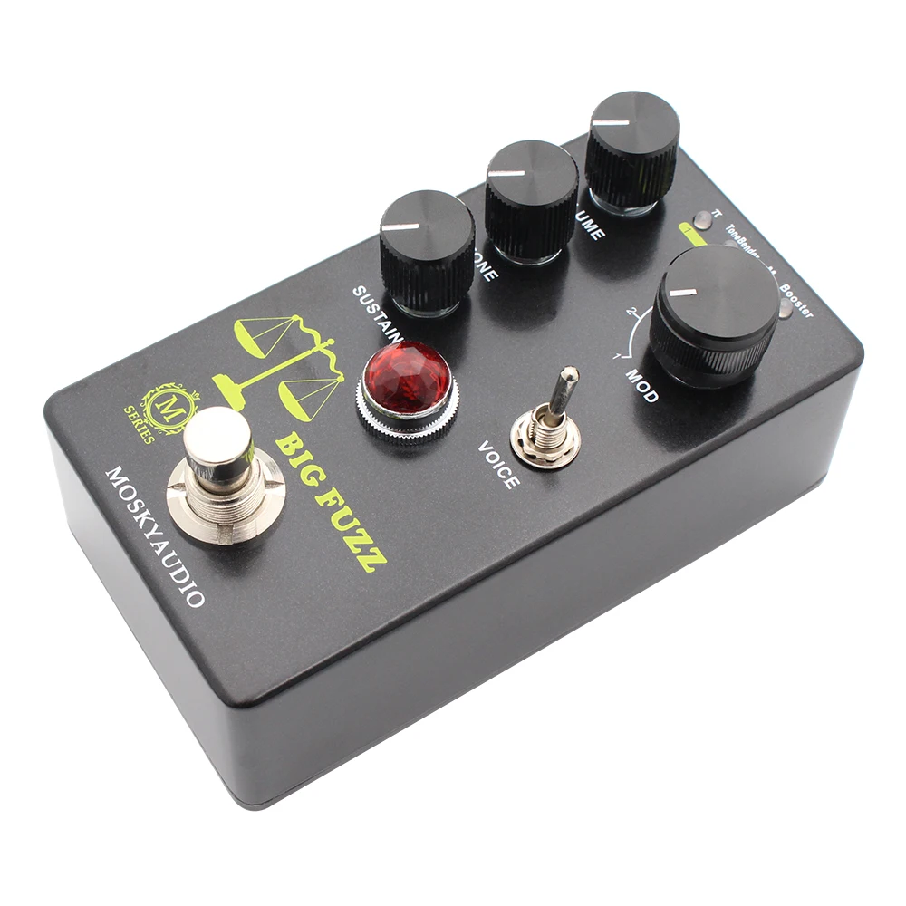 MOSKYAUDIO-Big Fuzz Guitar Effects Pedal, True Bypass Function, Guitar Processor Accessories, New