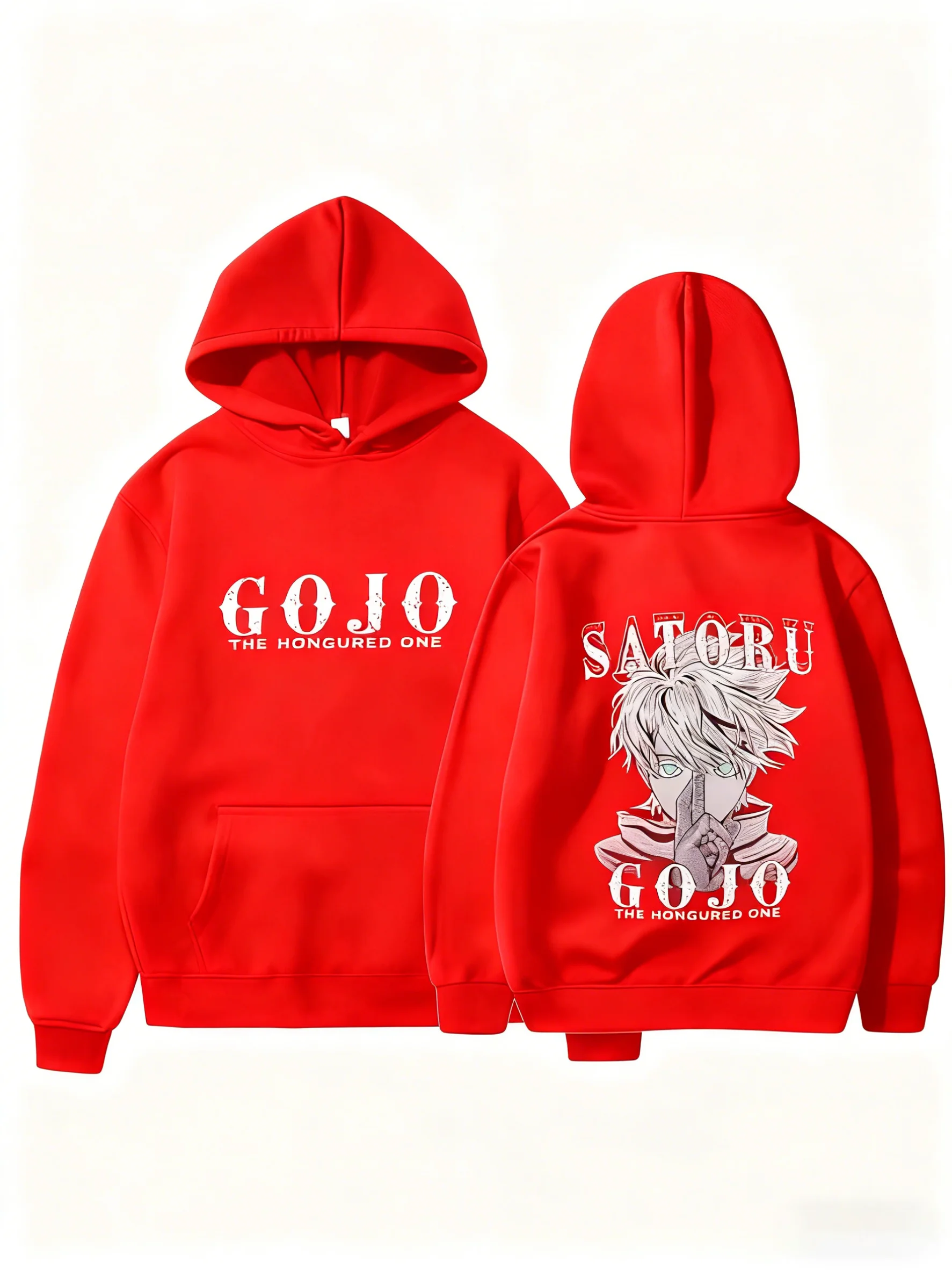 أنيمي Jujutsu Kaisen هوديس الرسومات Harajuku الرجال النساء تشغيل الرياضة البلوز تجريب رياضة السببية البلوز مقنعين للجنسين