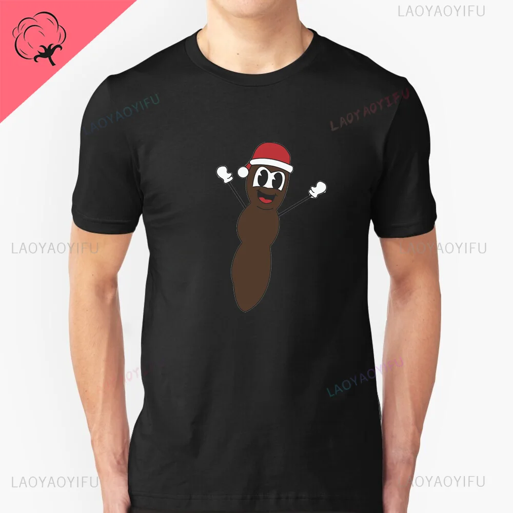 Mr. Hankey Christmas poo funny printed pattern Cool fashion street wear trend summer men women universal short-sleeved T-shirt