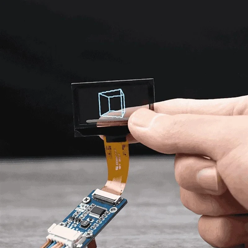 1.51-Inch Transparent OLED Display 128X64 Resolution SPI/I2C/Parallel Interface, High Contrast Module