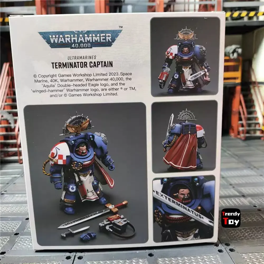 【JOYTOY】Warhammer 40K Ultramarines Terminator Captain 1/18 Action Figure Toys view 6